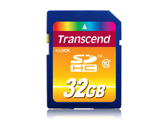 Transcend TS32GSDHC10 mémoire flash SDHC NAND Classe 10 Neuf