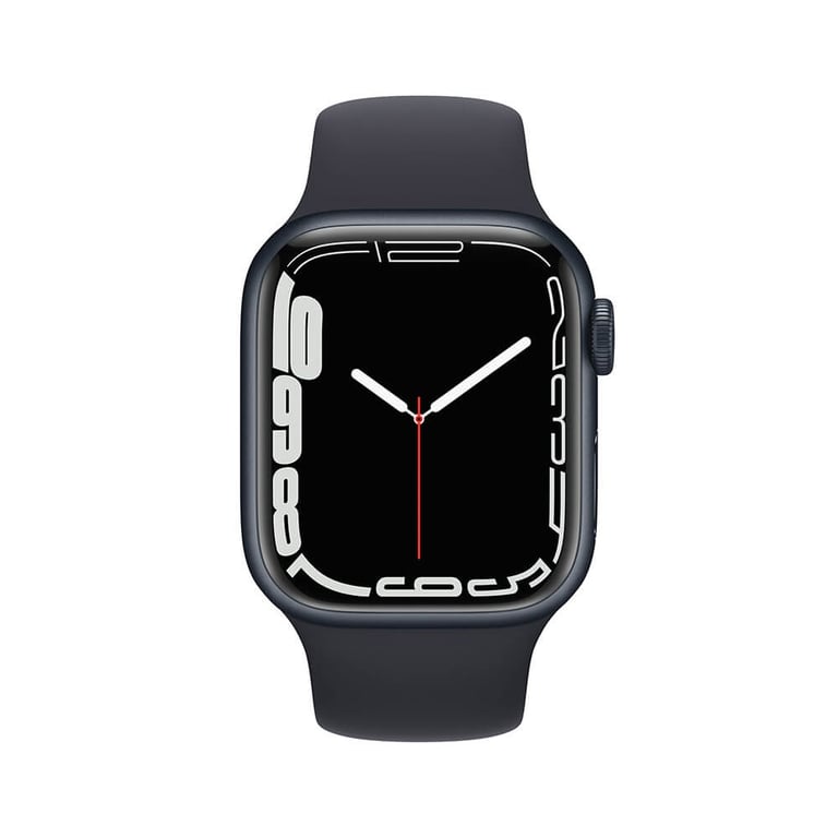 Watch Series 7 (GPS) Boîtier en Aluminium Minuit de 45 mm, Bracelet Sport Minuit