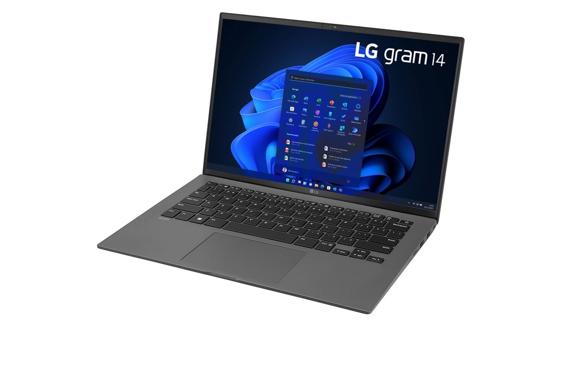 LG Portable Gram 14Z90R G.AP79F Intel Core i7 16GoDDR5 1ToSSD Intel Iris XE Graphics 14 FHD+ IPS 350Nits WIN11Pro Clav rétroéclairé - vue 4