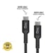 Jaym - Cable Premium 2,50 m - USB-C vers USB-C (Compatible Android et Apple) - Charge rapide 3A Power Delivery - Garanti à Vie - Ultra renforcé - Longueur 2,5 mètres