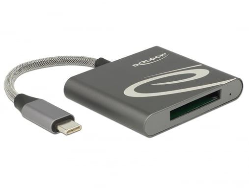 DeLOCK 91746 Lettore di schede di memoria USB 3.2 Gen 1 (3.1 Gen 1) Type-C Antracite