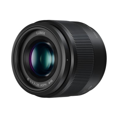 Objetivo híbrido Panasonic Lumix G 25mm f 1.7 negro
