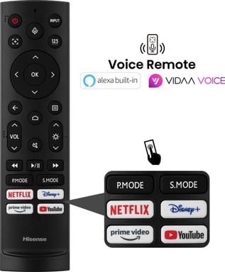 Hisense C1 Smart TV Wifi Acero inoxidable