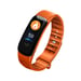 Bracelet Connecté Sport compatible Android et iOs Étanche Ip67 Orange YONIS