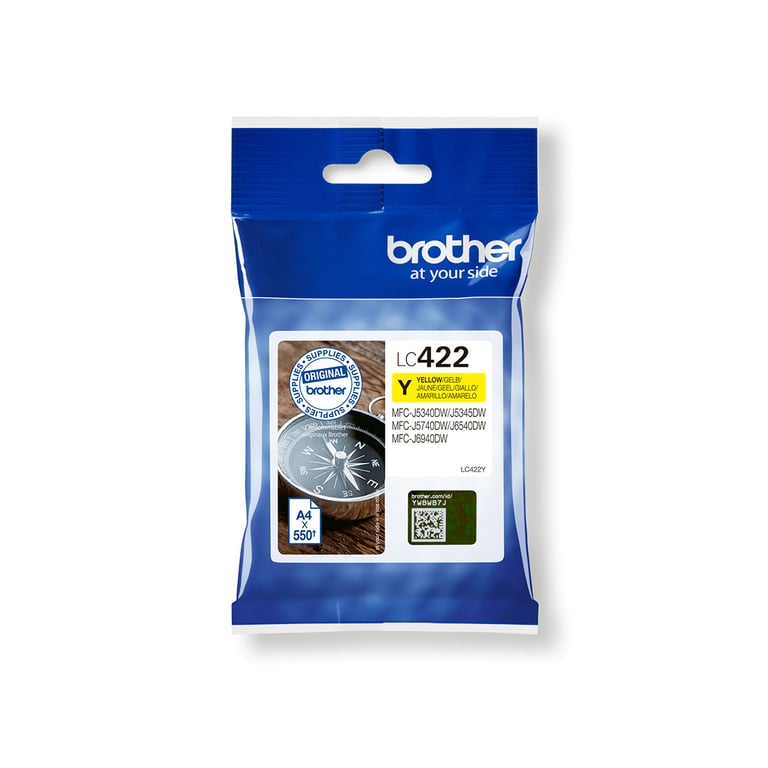 Brother LC cartouche d'encre Original Jaune - vue 2
