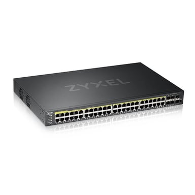 Zyxel GS2220-50HP-EU0101F commutateur réseau Géré L2 Gigabit Ethernet (10/100/1000) Connexion Ethernet, supportant l'alimentation via ce port (PoE) - vue 1