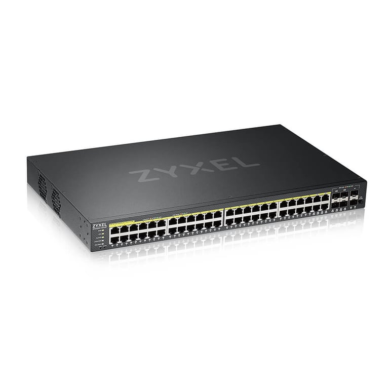 Zyxel GS2220 50HP GB0101F commutateur réseau Géré L2 Gigabit Ethernet 101001000 Connexion Ethernet supportant 'alimentation via ce port PoE Neuf