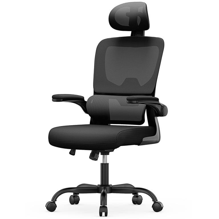 Chaise d'ordinateur pivotante avec fonction de basculement pour le bureau à domicile Neuf