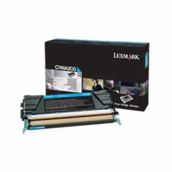 Lexmark Cyan original cartouche de toner Entreprise Lexmark pour Lexmark C746dn C746dtn C746n C748de C748dte C748e - vue 3