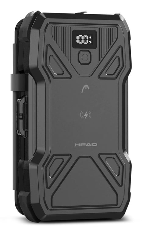 HEAD HDPB01 banque d'alimentation électrique Lithium Polymère LiPo 10000 mAh Recharge sans fil Neuf