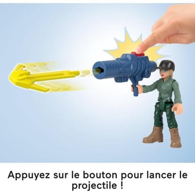 Imaginext Fisher-Price Figurines Dinosaures Air Mer Terre - Jurassic World - Multipack - Dès 3 ans - JFR25 Multicolore - vue 4
