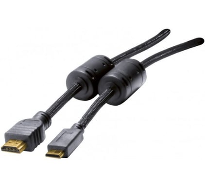 Hypertec 128271-HY câble HDMI 2 m HDMI Type A (Standard) HDMI Type C (Mini) Noir