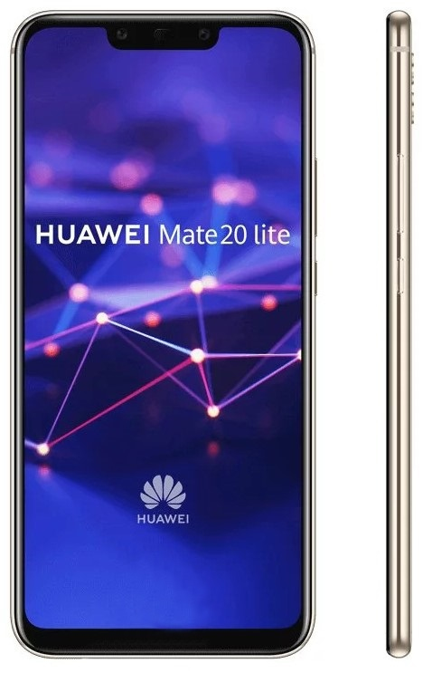 Mate 20 lite 64 Go, Or - Excellent état