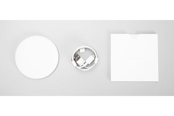 Xiaomi GDS4112EU chargeur d'appareils mobiles Smartphone Blanc Champ magnétique terrestre Recharge sans fil Charge rapide Intérieure