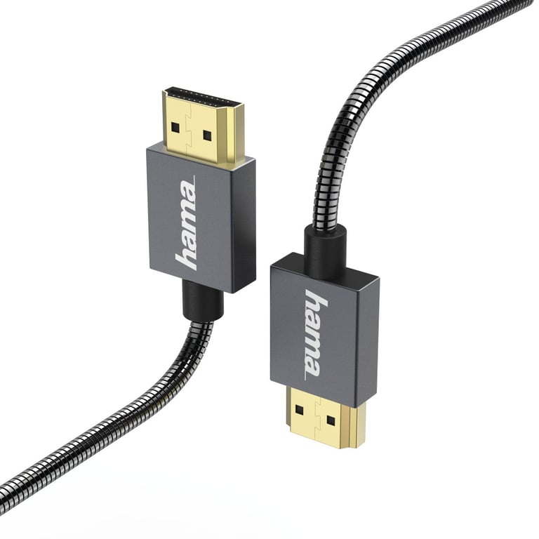 Hama Elite câble HDMI 0,75 m HDMI Type A (Standard) Anthracite