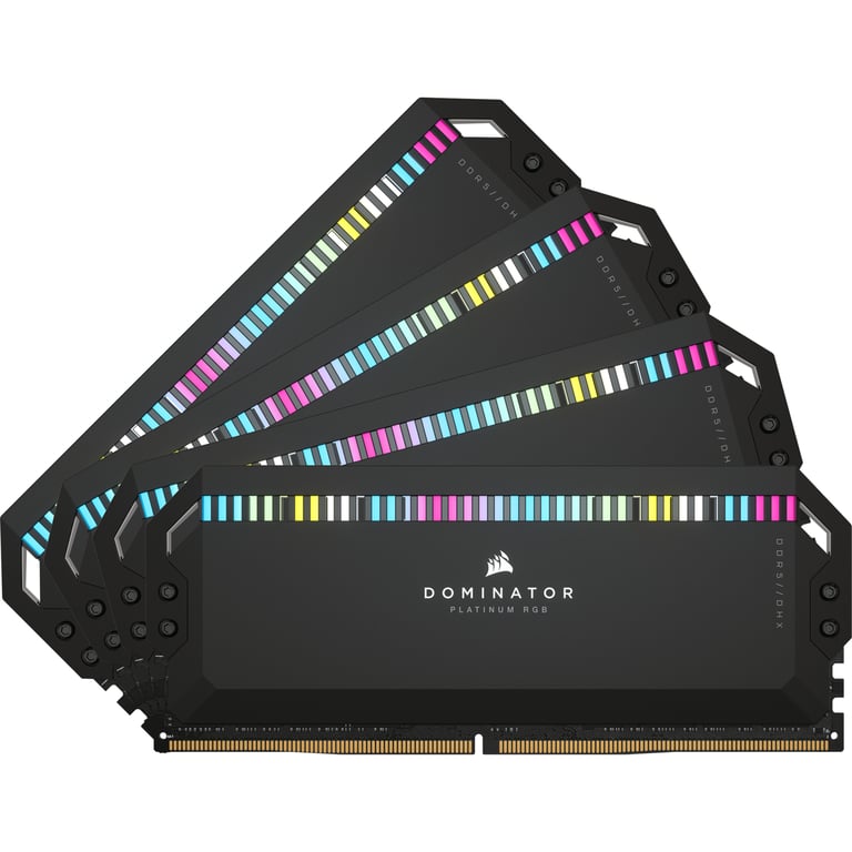 Corsair Dominator Platinum DDR5 RGB 2 x 6000 MHz CL36 CMT32GX5M2E6000C36 - vue 3