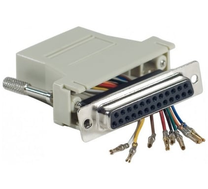 Hypertec 250450-HY changeur de genre de câble RJ-45 DB25 Gris