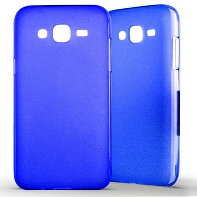 Coque silicone unie compatible Givré Bleu Samsung Galaxy J5 2015