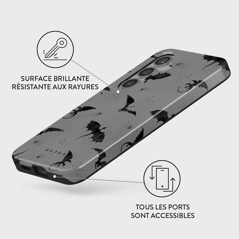 Burga Coque arrière Tough pour Samsung Galaxy S24 - Draco