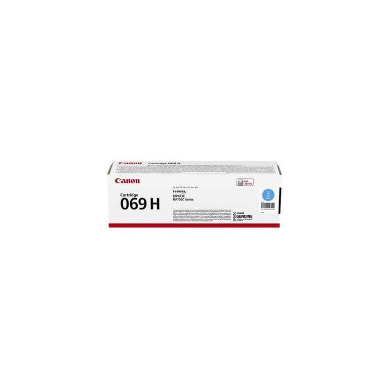 Cartouche de toner Canon 069 H Cyan 5097C002 pour LBP/T47x et MF/4700 Series Cyan - Neuf
