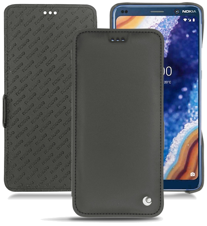 Housse cuir Nokia 9 PureView - Rabat horizontalBleu
