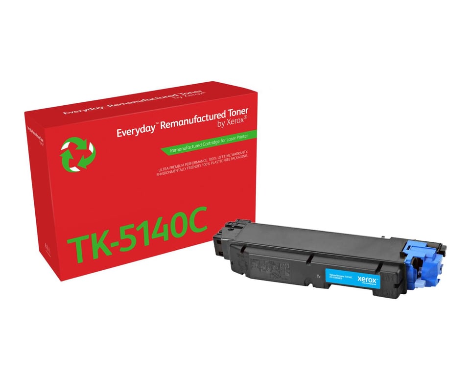 Everyday Rigenerato Toner rigenerato Everyday? di Xerox Ciano compatibile con Kyocera TK Capacità standard