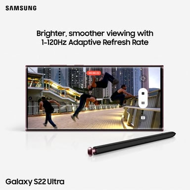 Galaxy S22 Ultra 5G 1Tb, Burdeos, desbloqueado