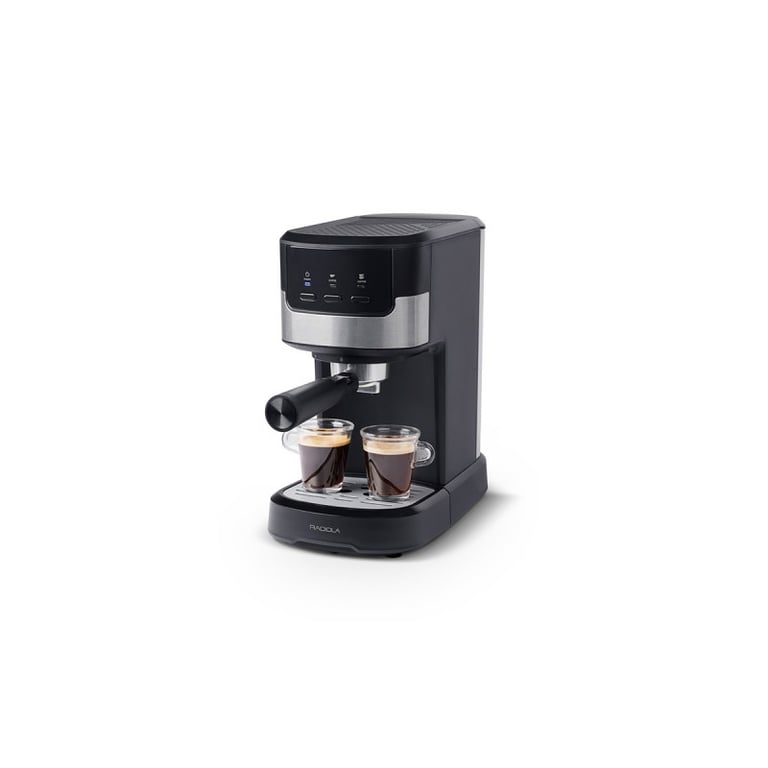 Radiola Raes2315bx - Noir/inox - Machine Expresso 2 Tasses - 15 Bars - Réservoir 1,25l Gris - vue 3