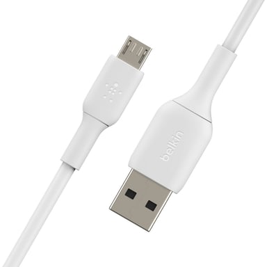 Belkin BOOST?CHARGE câble USB 1 m USB A Micro-USB B Blanc