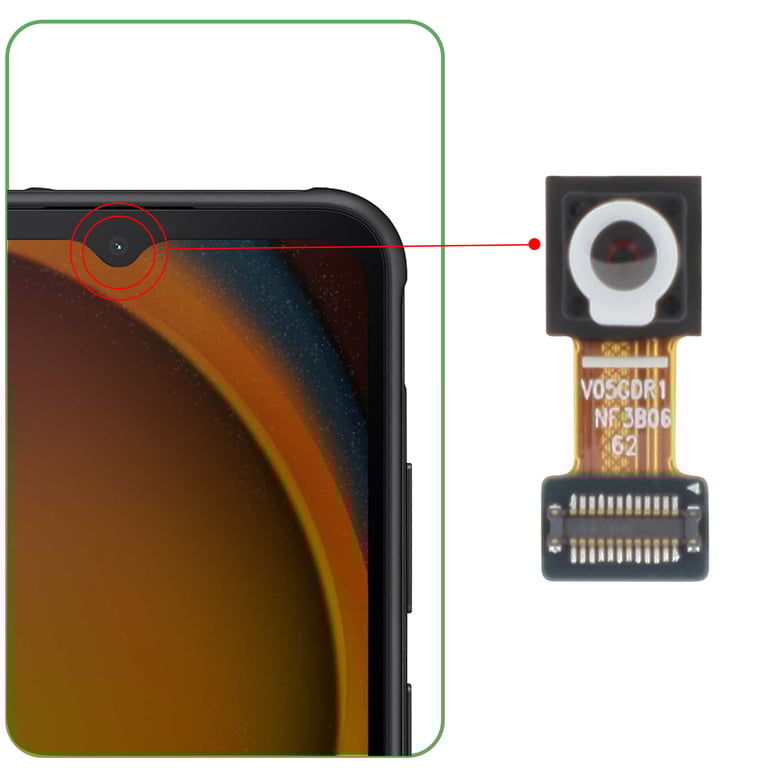Samsung Galaxy Xcover 7 Caméra Avant 13MP - vue 3