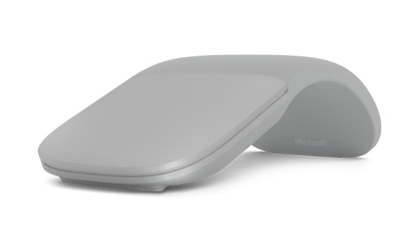 Microsoft Surface Arc Mouse ratón Oficina Ambidextro Bluetooth Blue Trace