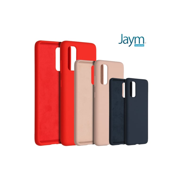 JAYM - Coque Silicone Premium Bleue pour Apple iPhone 14 Pro Max - 100% Silicone et Microfibre - Renforcée et Ultra Doux