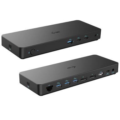 i-tec C31TRIPLEDOCKPDPRO2IT station d'accueil Avec fil USB 3.2 Gen 1 (3.1 Gen 1) Type-C Noir