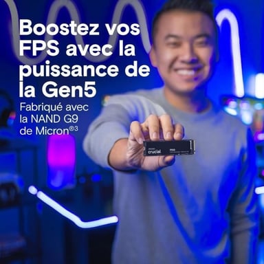 Crucial P510 SSD 1TB PCIe 5.0 NVMe 11000 MB-s