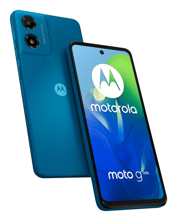 Moto G04s (4G) 64 Go, Bleu, Débloqué - Neuf