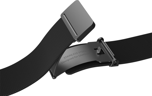 Samsung Correa deportiva para G Watch Serie 4/5 20mm M/L Negro