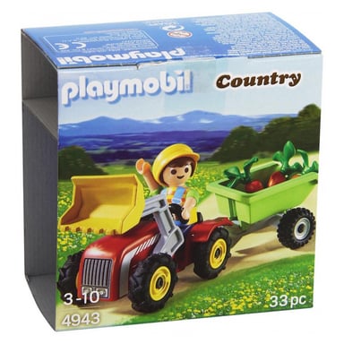 PLAYMOBIL Trattore e rimorchio per bambini - Avventura agricola