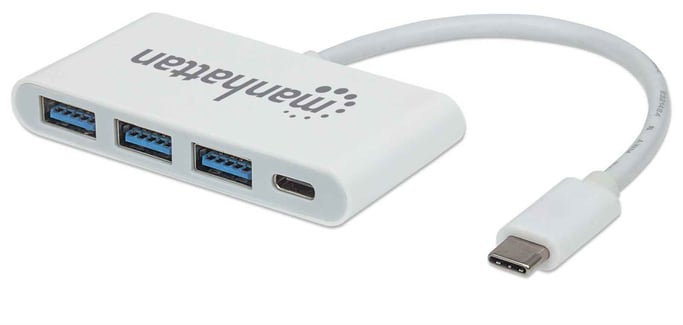 Manhattan Hub de 3 puertos USB 3.2 Gen 1 con Power Delivery