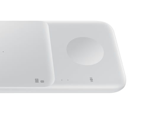 Samsung EP-P4300TWEGEU chargeur d'appareils mobiles Casques, Smartphone, Smartwatch Blanc Recharge sans fil Charge rapide Intérieure
