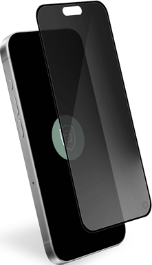 Protège écran pour iPhone 17 / 16 Pro Privé 2.5D Verre organique + Garantie à vie - Certifié GRS Force Glass