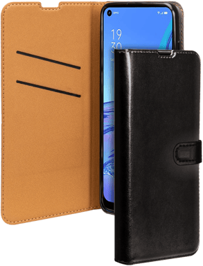 Folio Wallet avec languette Noir pour Oppo A53S Bigben