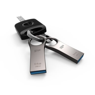 Silicon Power Jewel J80 unidad flash USB 64 GB USB tipo A 3.2 Gen 1 (3.1 Gen 1) Titanio