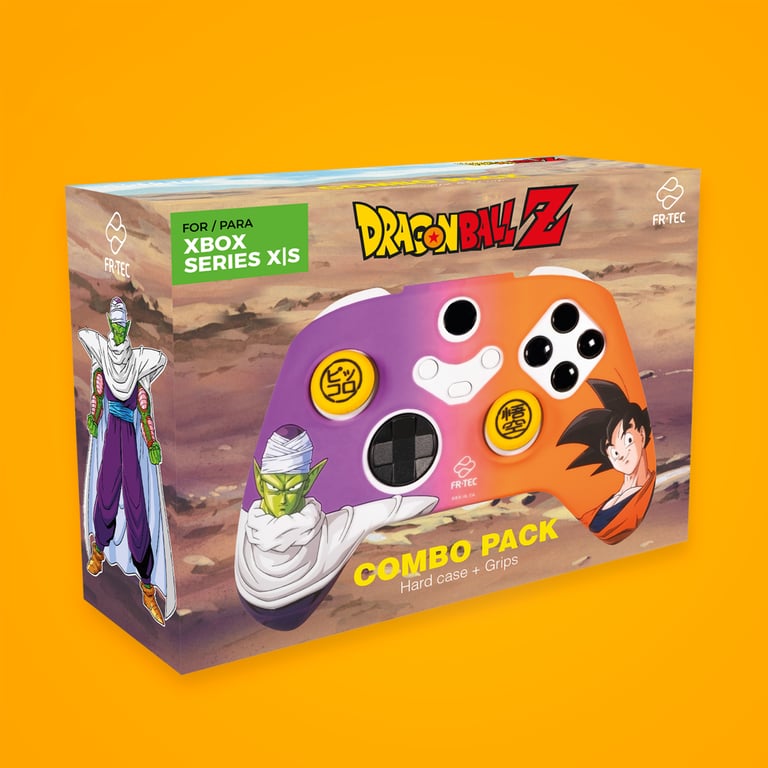 FR-TEC FRTEC - Combo Pack Dragon Ball Z, Coque rigide et poignées pour Xbox Series X/S, Son Goku et Piccolo