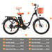 TTGO YY-26ST Bicicletta elettrica - Motore 250W Batteria 36V14.5AH Pneumatici 26 pollici Velocità massima 25 km/h Freni a disco meccanici - Bianco