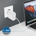 Chargeur Mural MagSafe MacBook Air 45W Recharge Rapide Compact AP-45 LinQ Blanc
