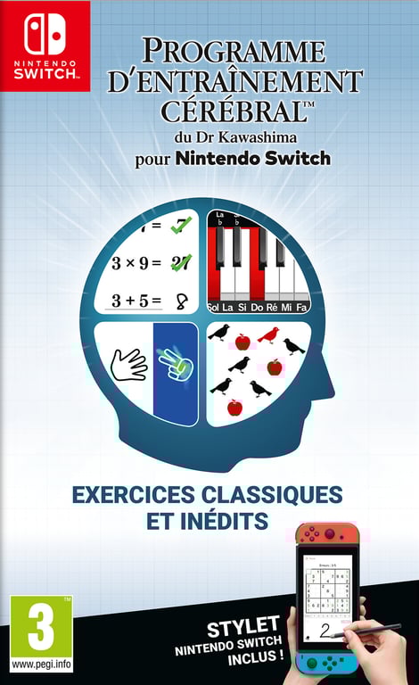 Nintendo Programme d'entraînement cérébral du Dr Kawashima pour Switch Standard Nintendo Switch - Neuf