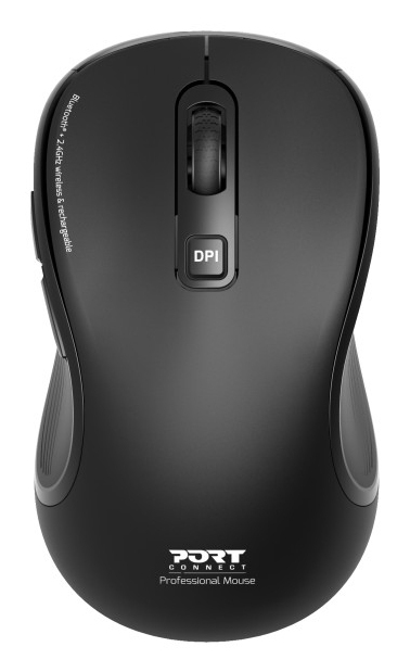 Port Designs 910010 souris Universel Ambidextre RF sans fil + Bluetooth Optique 2400 DPI - Neuf