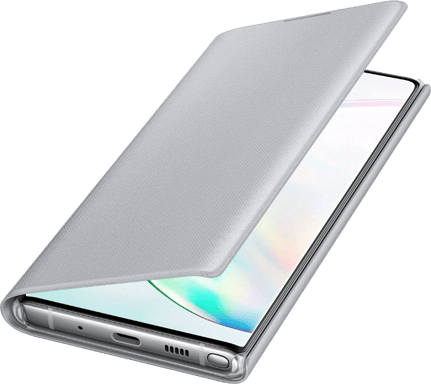 Custodia per Galaxy Note10 N970 Folio LED Modello View Cover con Portacarte