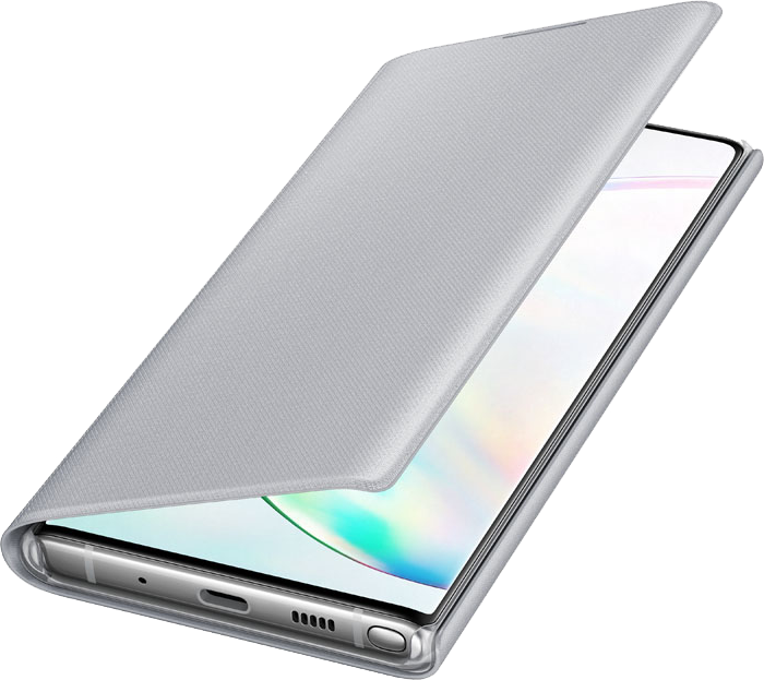 Etui LED View Cover pour Galaxy Note 10 Gris