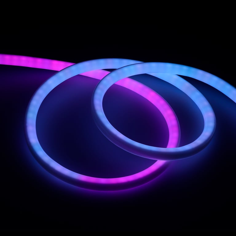 Néon LED Flexible Extérieur Ksix Smartled RGBIC IP65 5m Neuf - vue 2